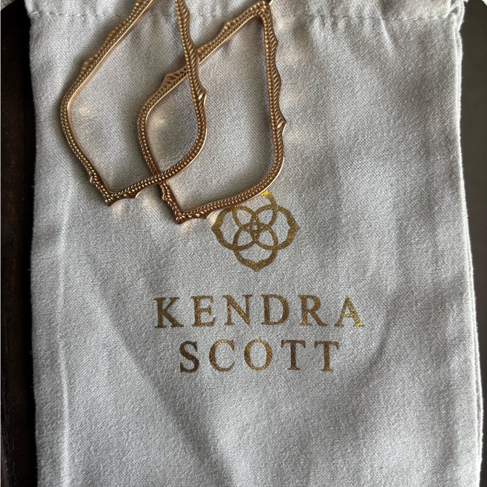 Kendra Scott Rose Gold Geometric Earrings